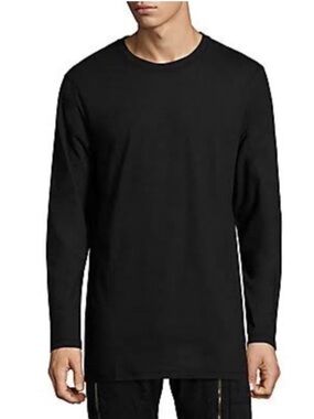 Helmut Lang Italian Long Sleeve Cotton Tee